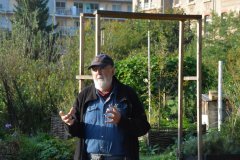 Accueil par le personnel de la Ferme de la Croix-Rousse